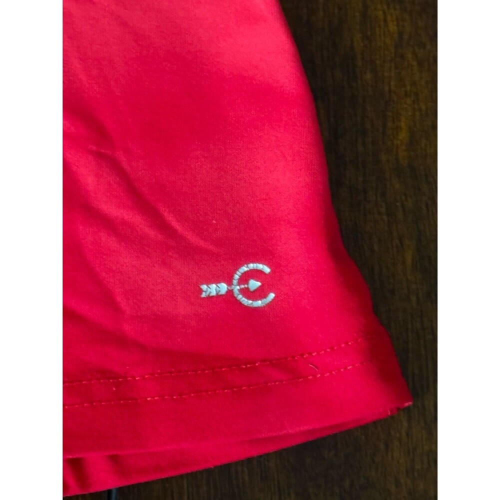 Coeur Racerback Running Tank Top - Red Medium - Picture 4 of 7